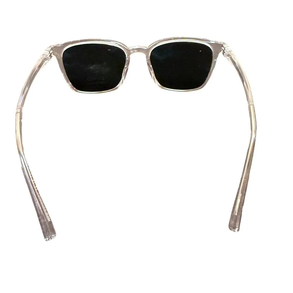 NWT‎ B.N.U.S Polarized Sunglasses Crystal Clear G-15 Corning Glass UV400